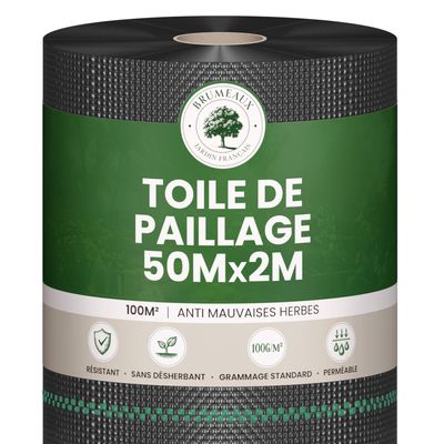 Toile de Paillage 2x50M 100g/m²