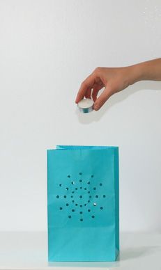 Insérer une bougie chauffe plat LED ou a mèche